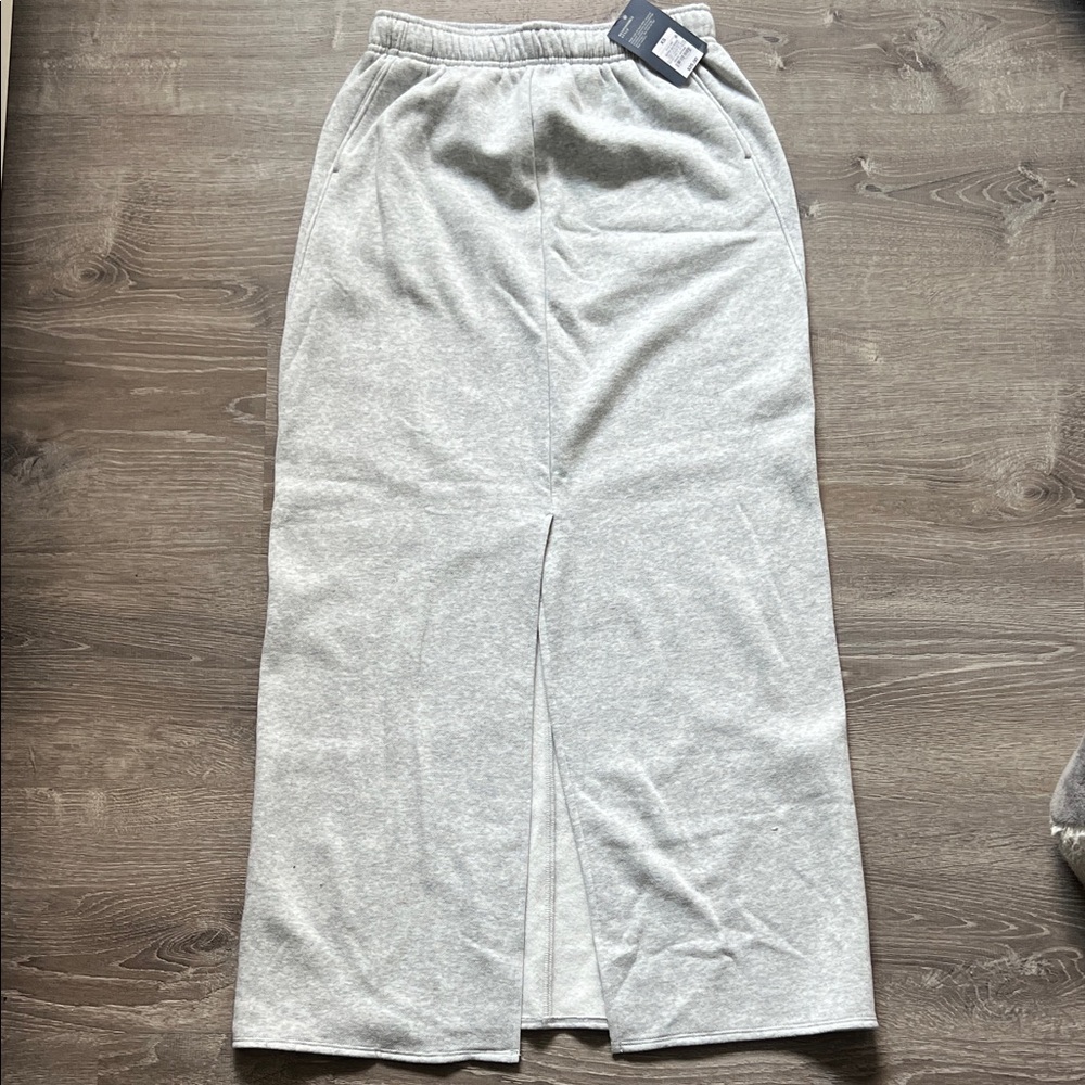 Gray Maxi Skirt